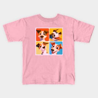 Happy Tails: Expressive Dog Moods III Kids T-Shirt